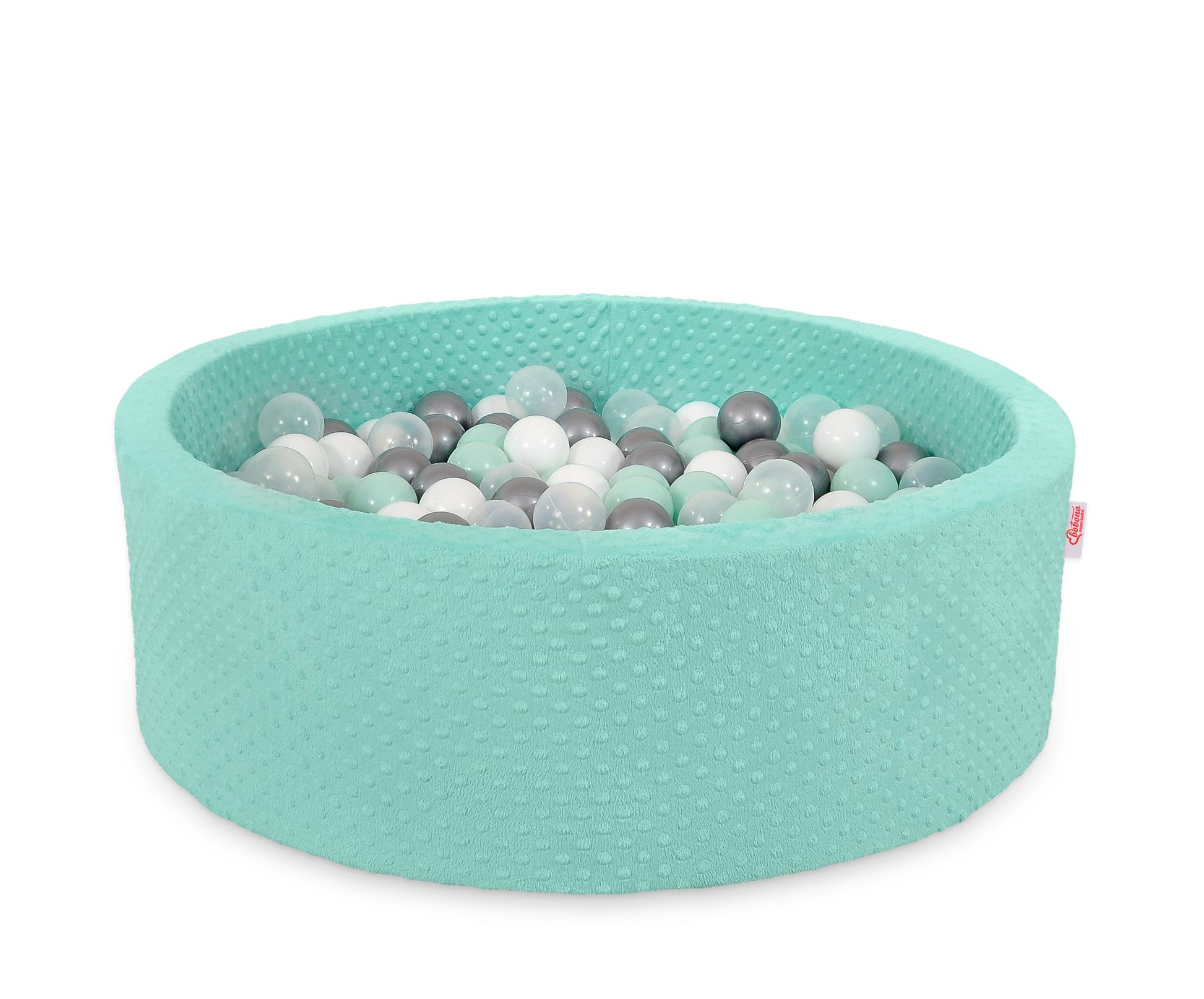 Suchy basen minky H-30 cm z piłkami 300szt. - różowy