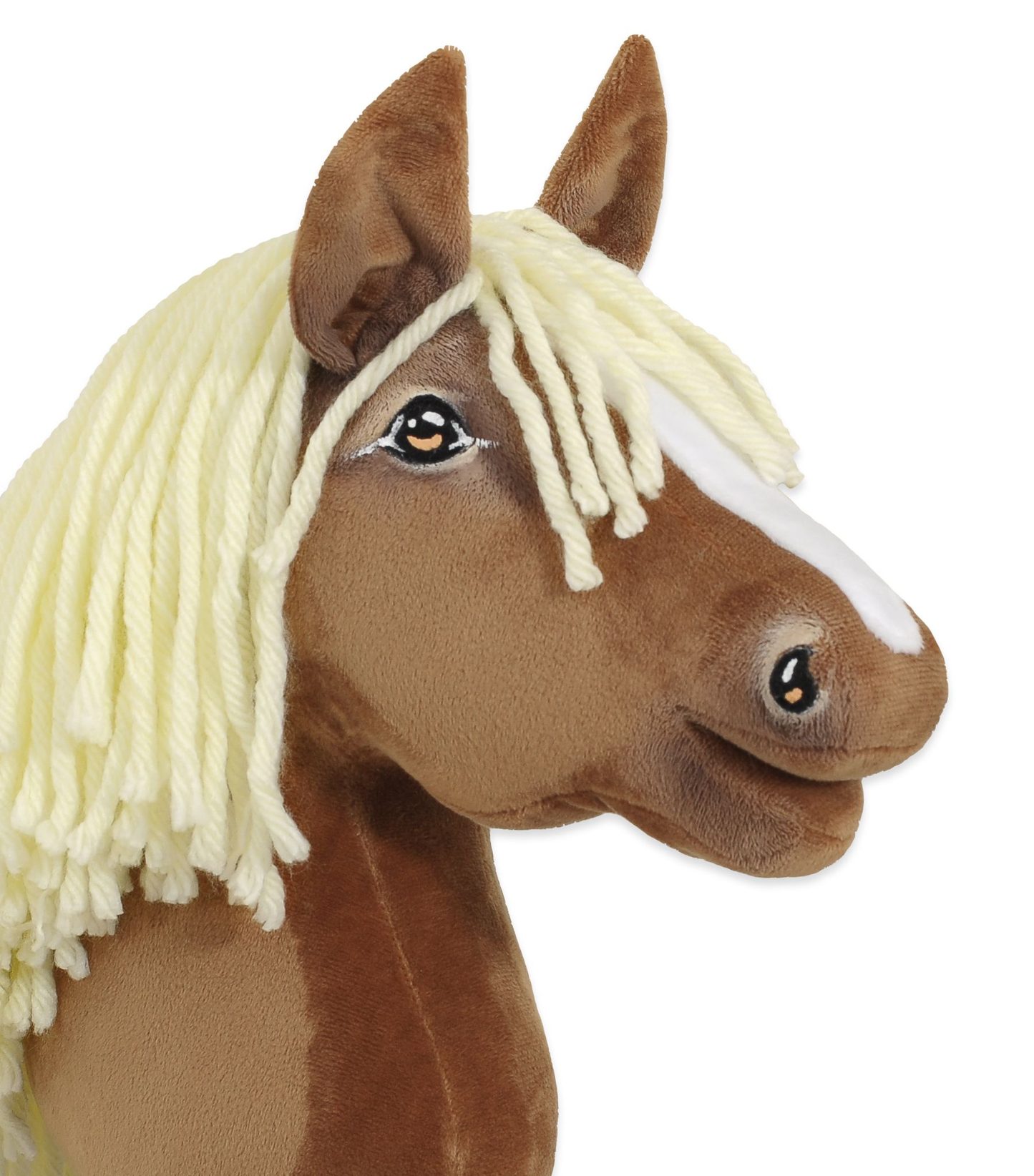 Hobby Horse Średni koń na kiju Premium jasny beżowy haflinger A4