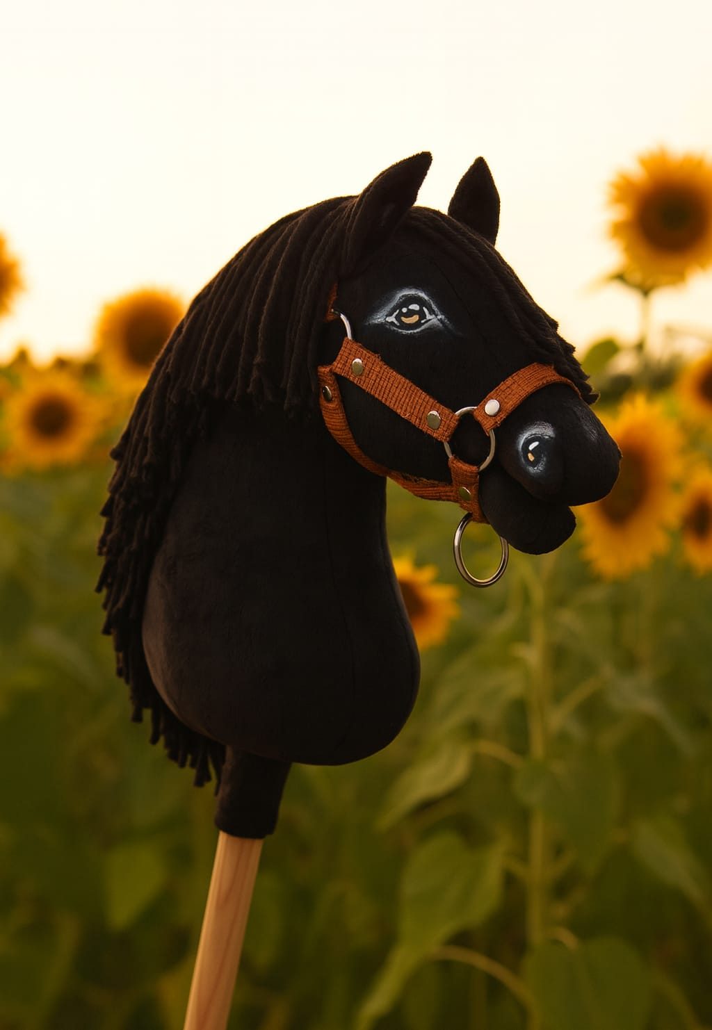 Hobby Horse Duży koń na kiju Premium - kary A3