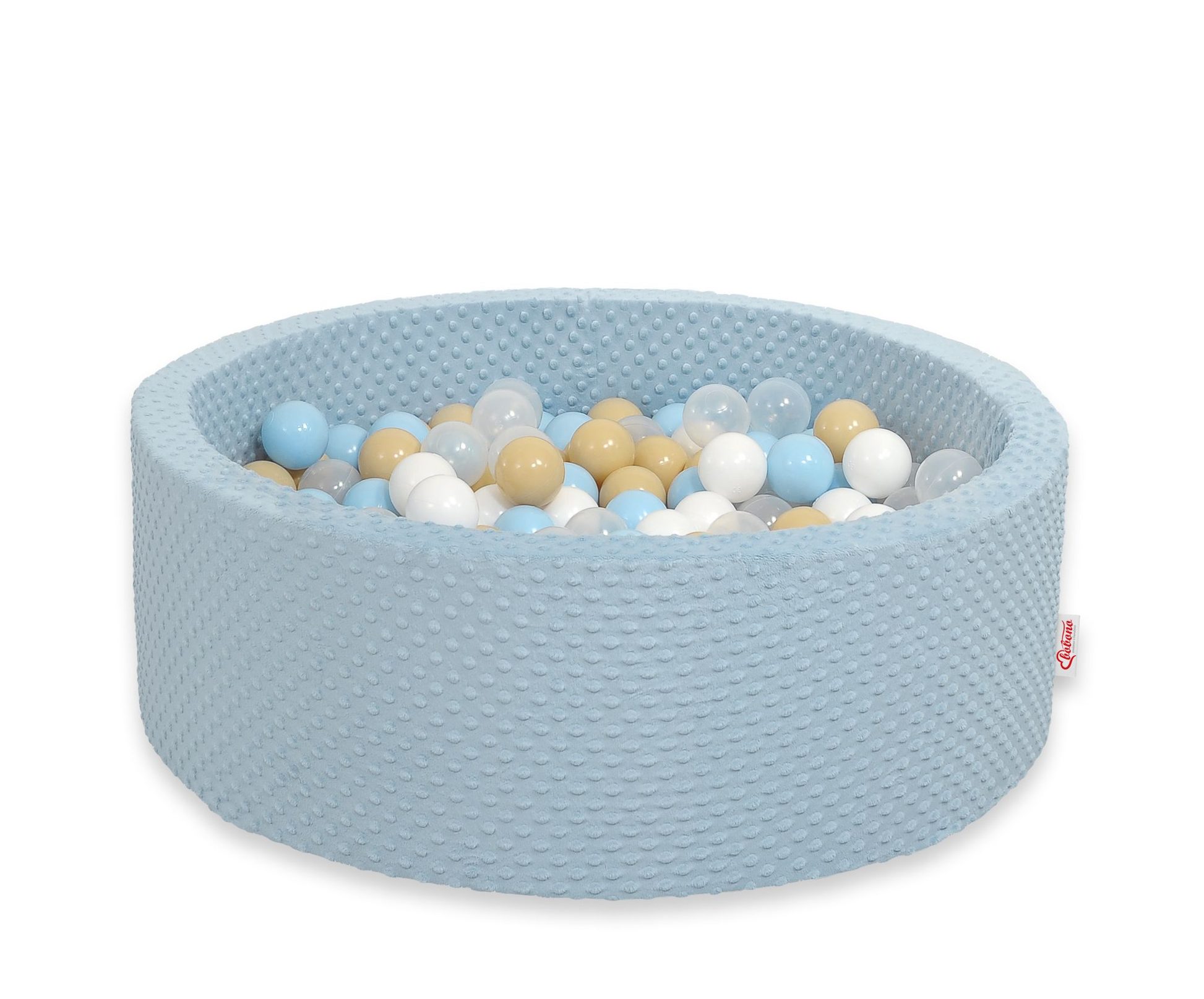 Suchy basen minky H-30 cm z piłkami 300szt. - różowy