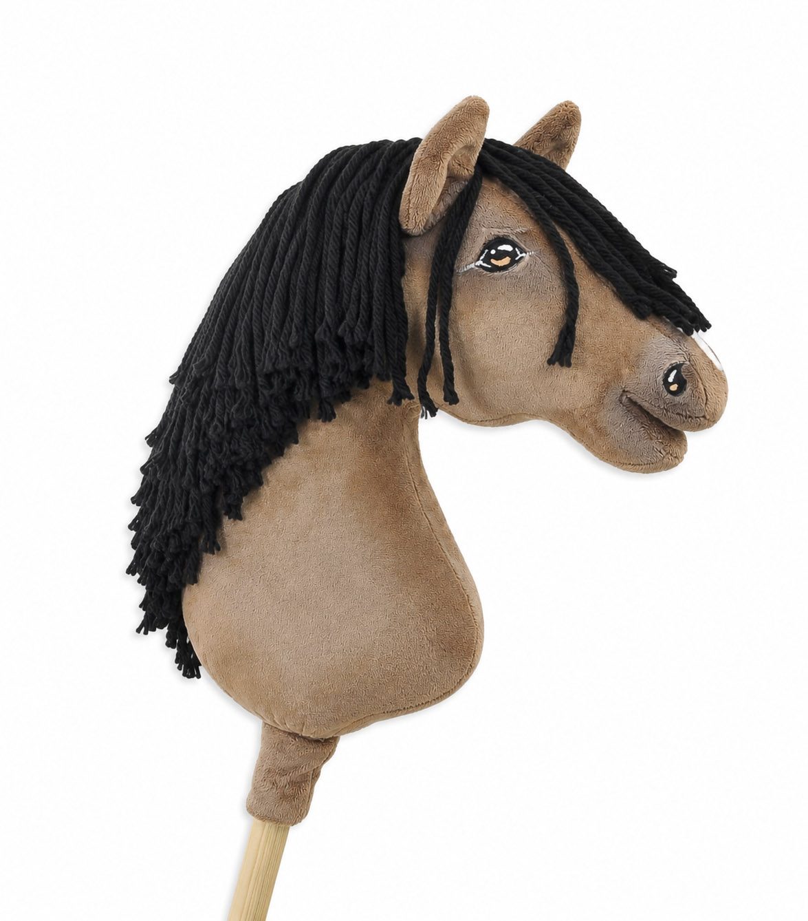 Hobby Horse Duży koń na kiju Premium - maść jelenia A3