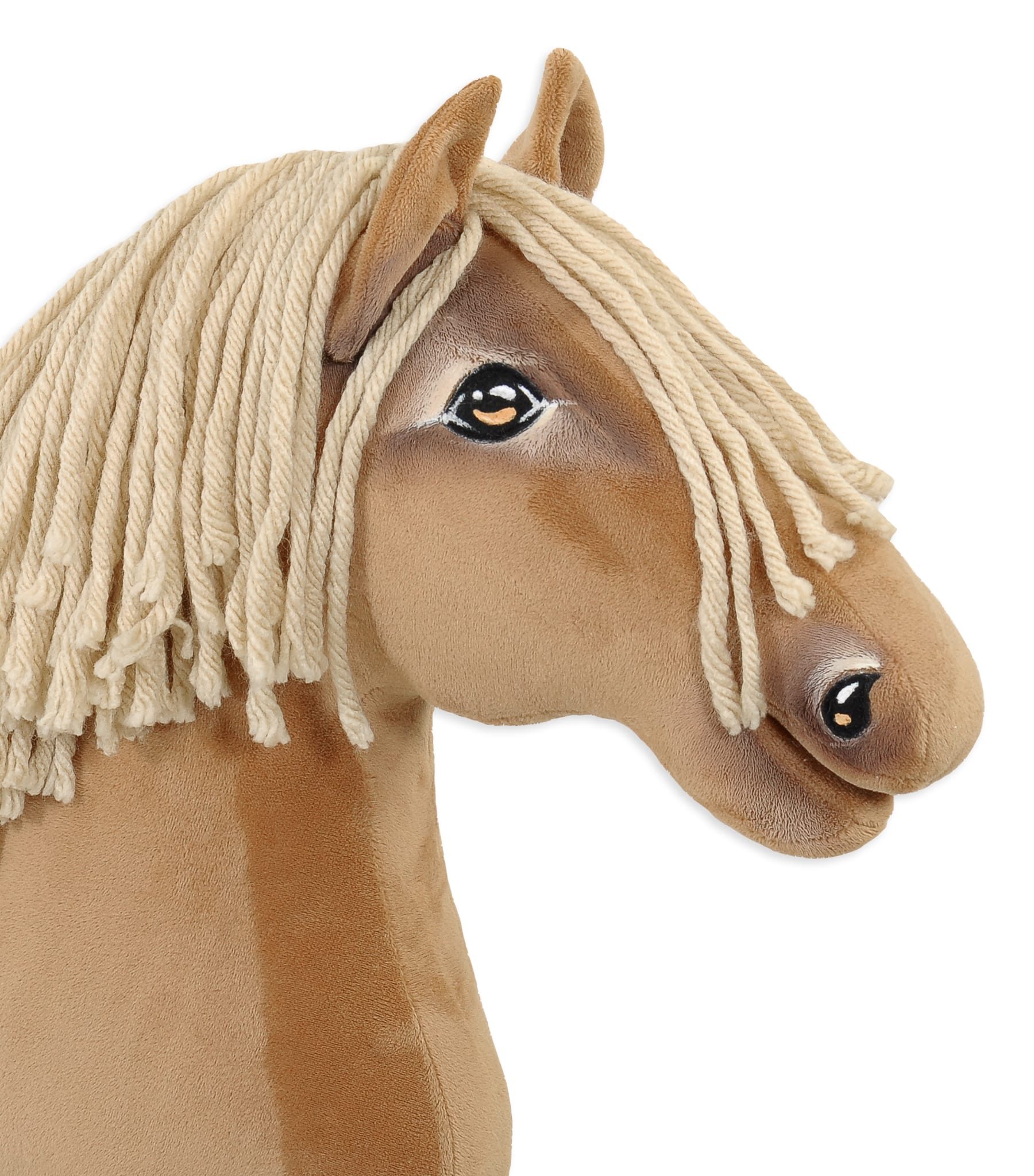 Hobby Horse Duży koń na kiju Premium - izabelowaty  A3