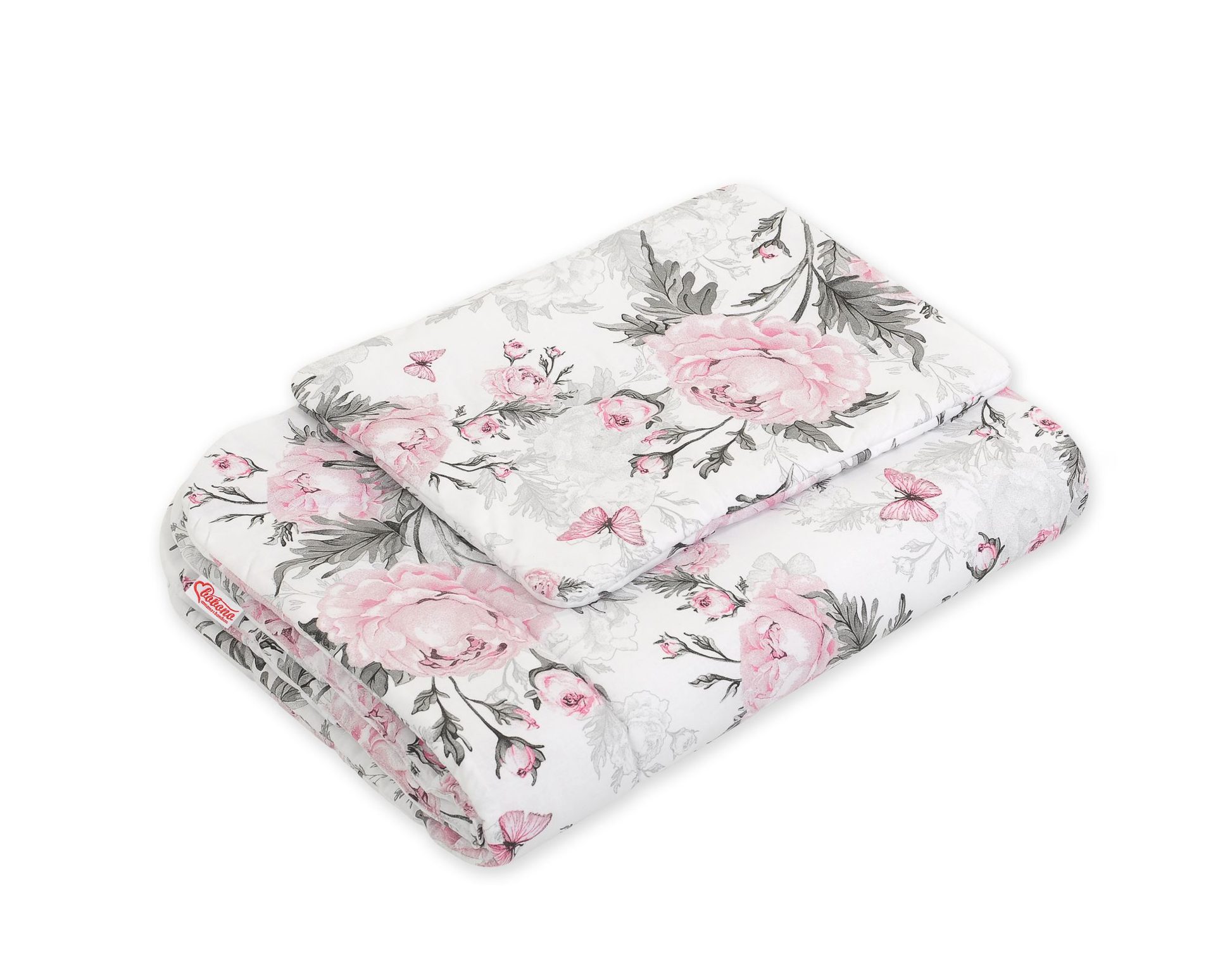 Komplet pościeli dla niemowląt z wypełnieniem 2-cz 75x100cm NEWBORN - misie niebieskie