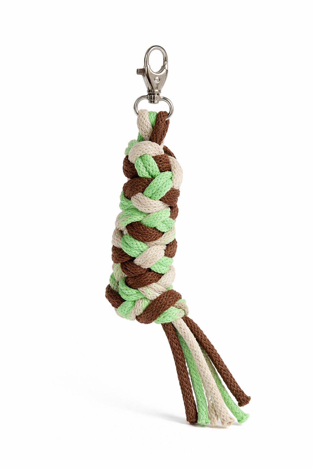 Uwiąz dla konia Hobby Horse pleciony ze sznurka – ciemny fiolet/ turkus/ terracota
