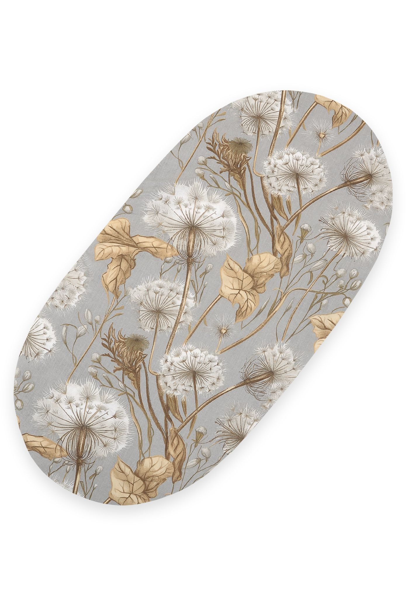 Prześcieradło bawełniane do kosza Mojżesza Boho wózka gondoli 75x35 cm - beżowe
