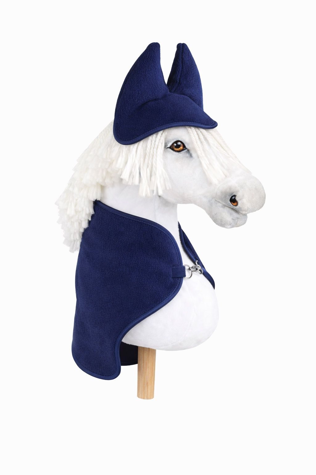 Zestaw dla Hobby Horse A3: polarowa derka + nauszniki – kremowy