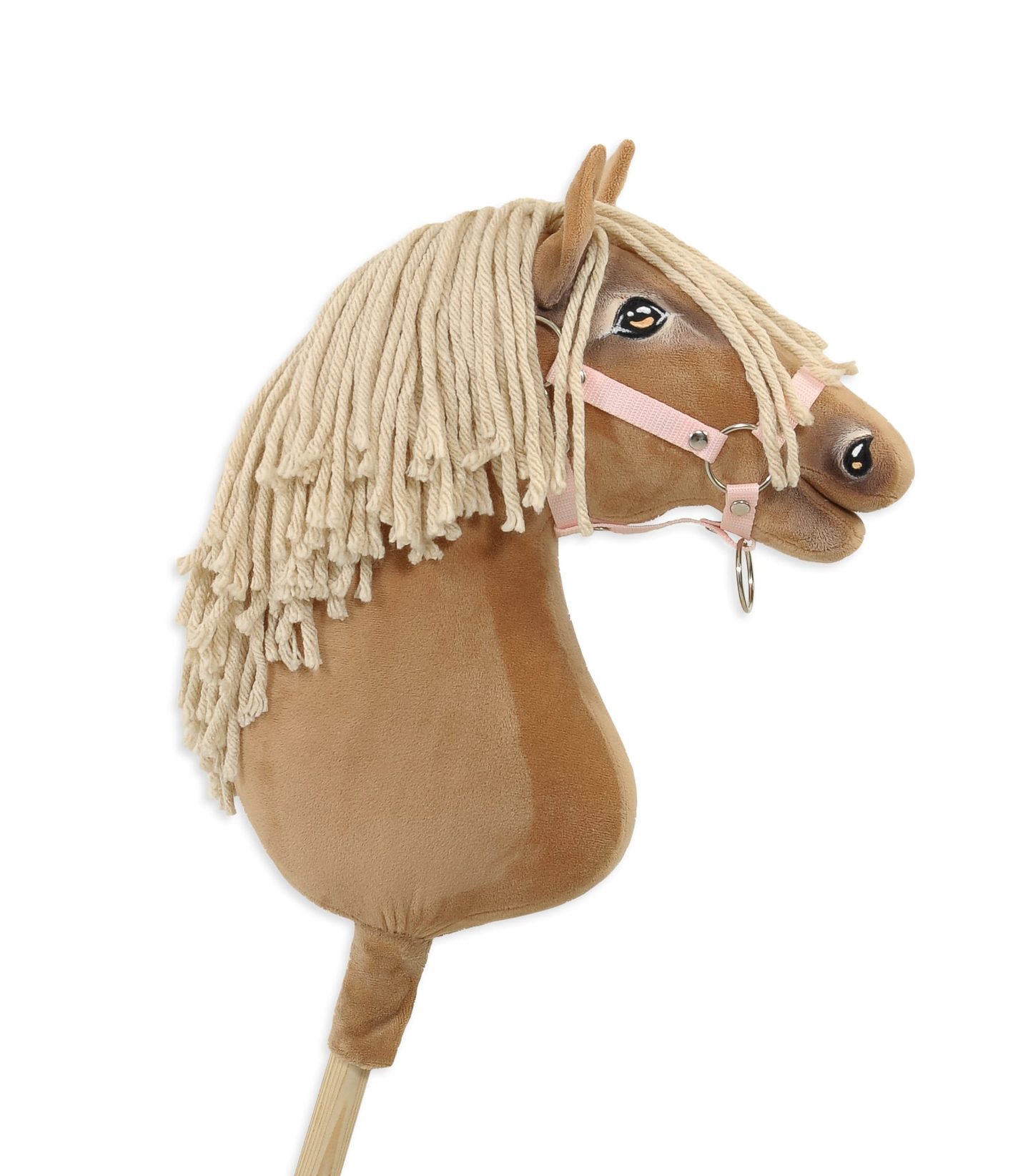 Hobby Horse Duży koń na kiju Premium - izabelowaty  A3