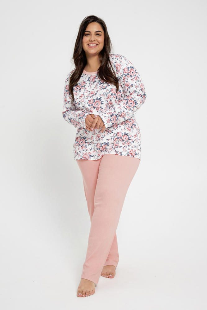 TARO 3021 PIŻAMA DAMSKA GARDENIA (INTERLOCK) 2XL-3XL AW23/24