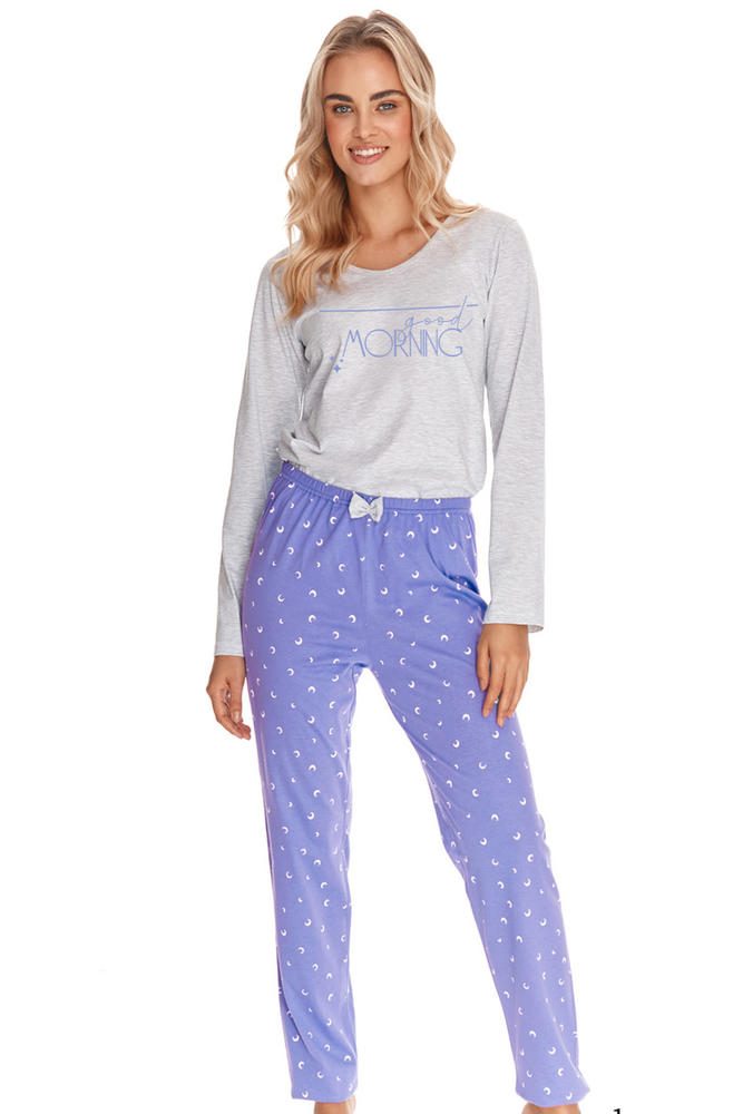 TARO 2556 PIŻAMA DAMSKA DŁUGA ANA S-XL